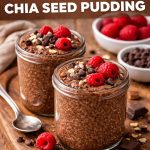 High Protein Chocolate Chia Seed Pudding