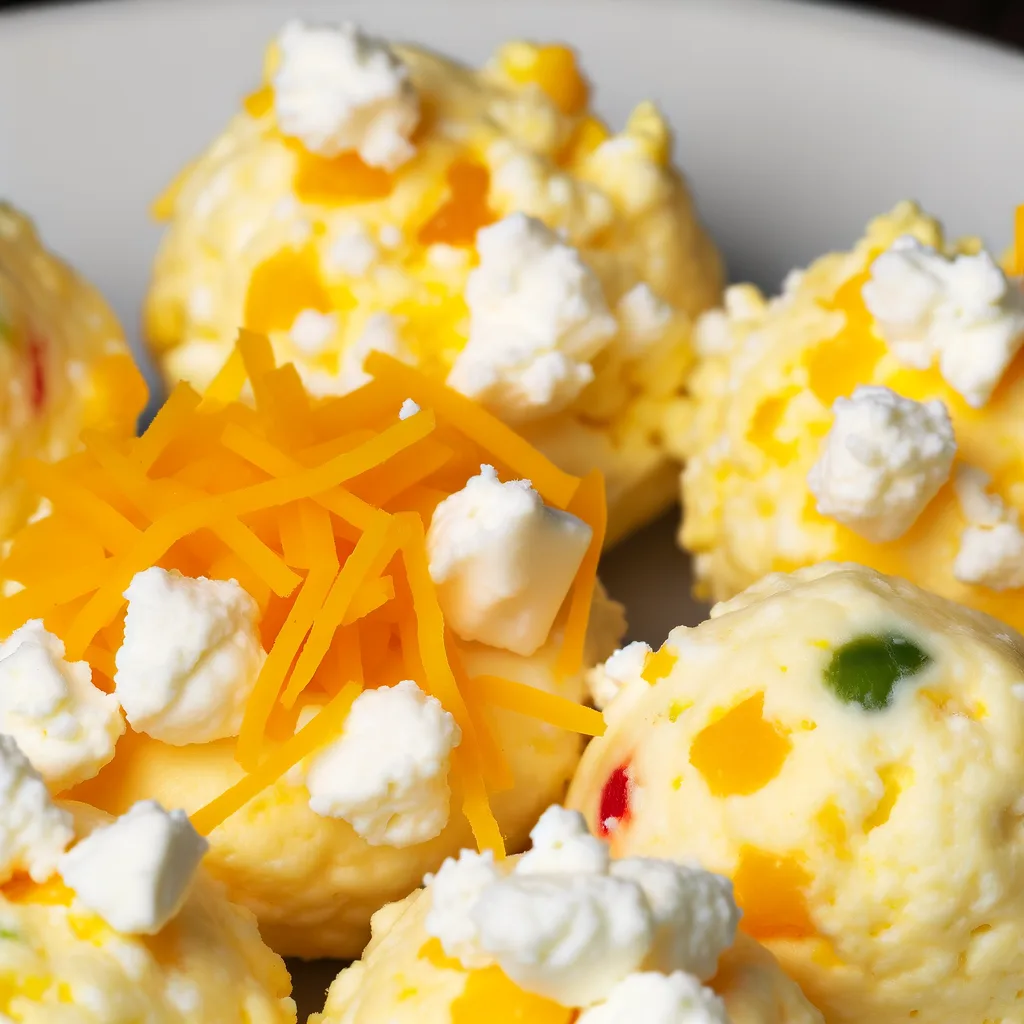 Fluffy Cottage Cheese Egg Bites - recipe card