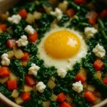 Mediterranean Veggie Egg Skillet