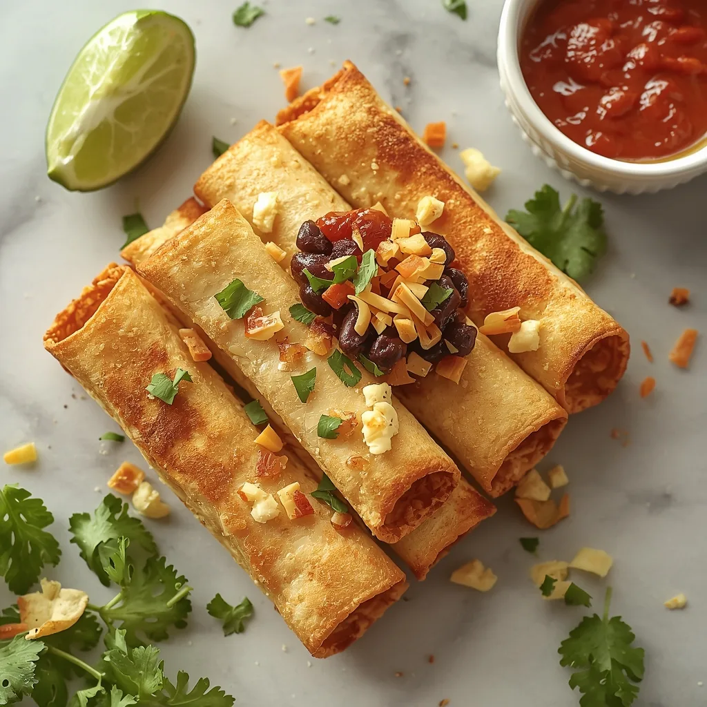 Black Bean Taquitos