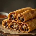 Black Bean Taquitos - recipe card