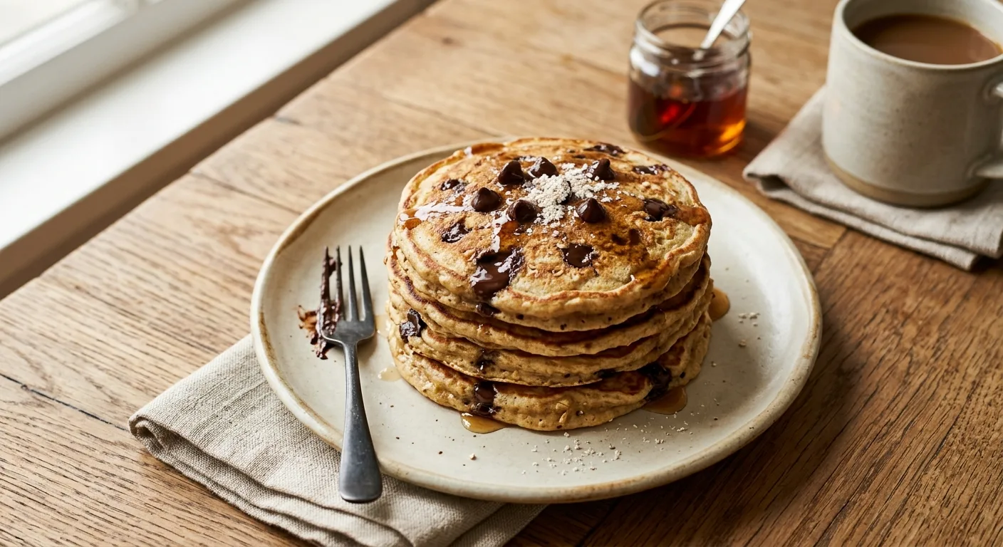Chocolate Chip Protein Pancakes
