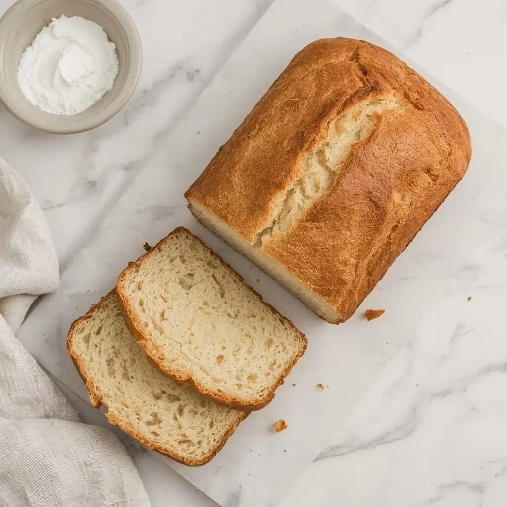 High Protein 2 Ingredient Protein Bread