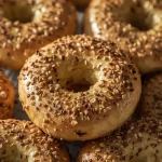High Protein Bagels Air Fryer - recipe card