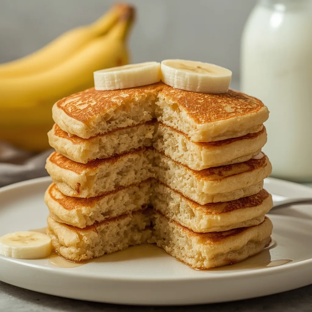 High Protein Banana Pancakes