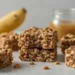 High Protein Banana Peanut Butter Oatmeal Bars