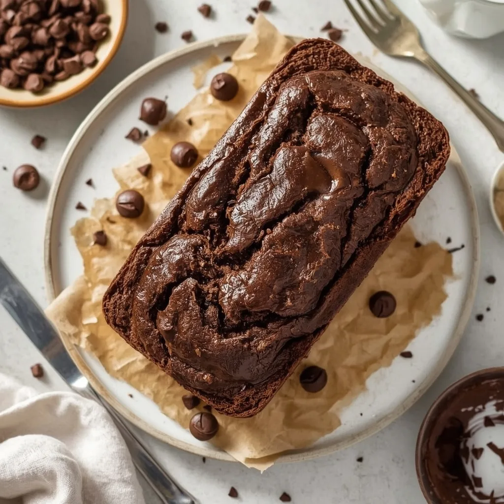 High Protein Chocolate Banana Bread