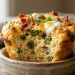 Jalapeño Popper Egg Muffins - recipe card