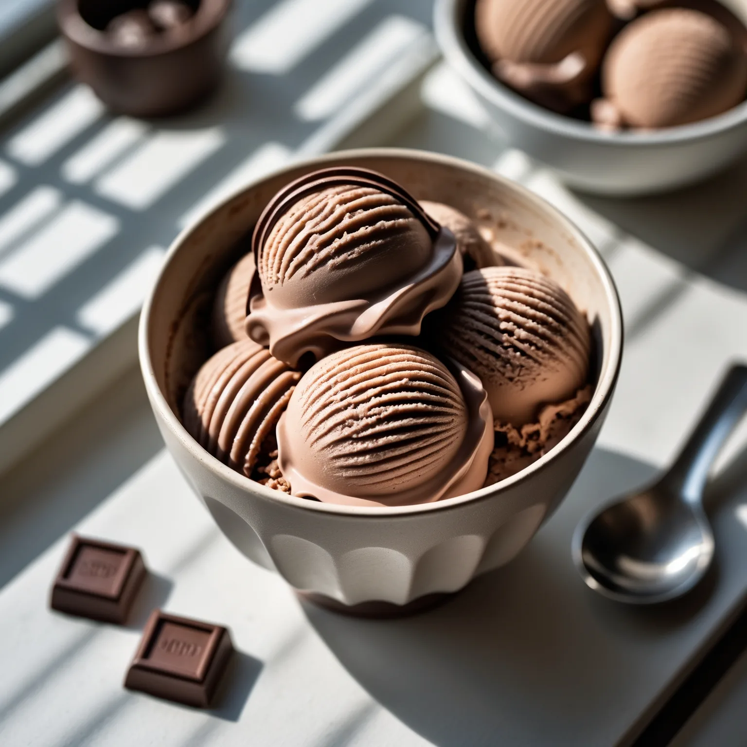 Ninja Creami Chocolate Fudge Protein Ice Cream