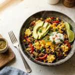 Southwest Black Bean Egg Scramble