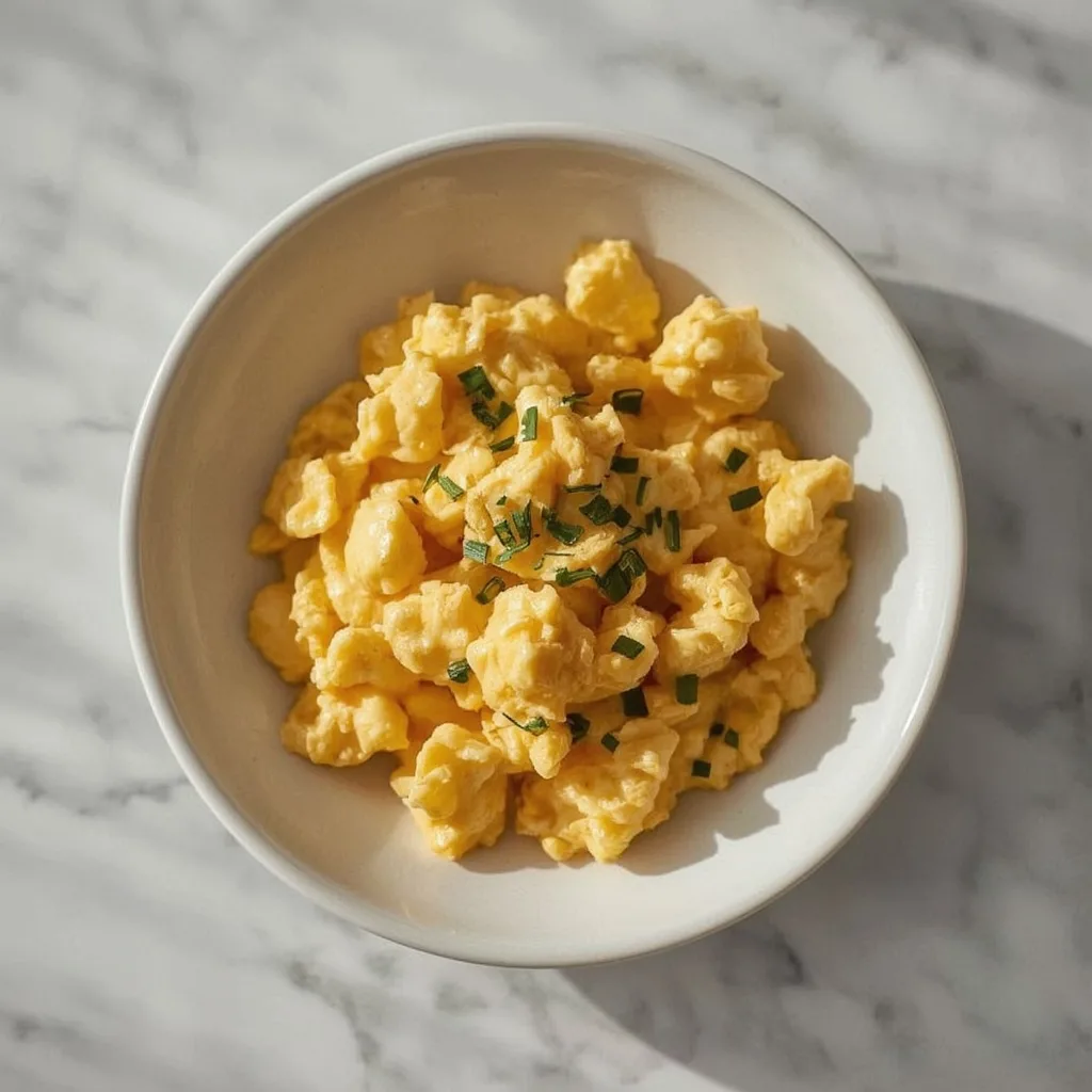 Healthy Scrambled Eggs in the Microwave