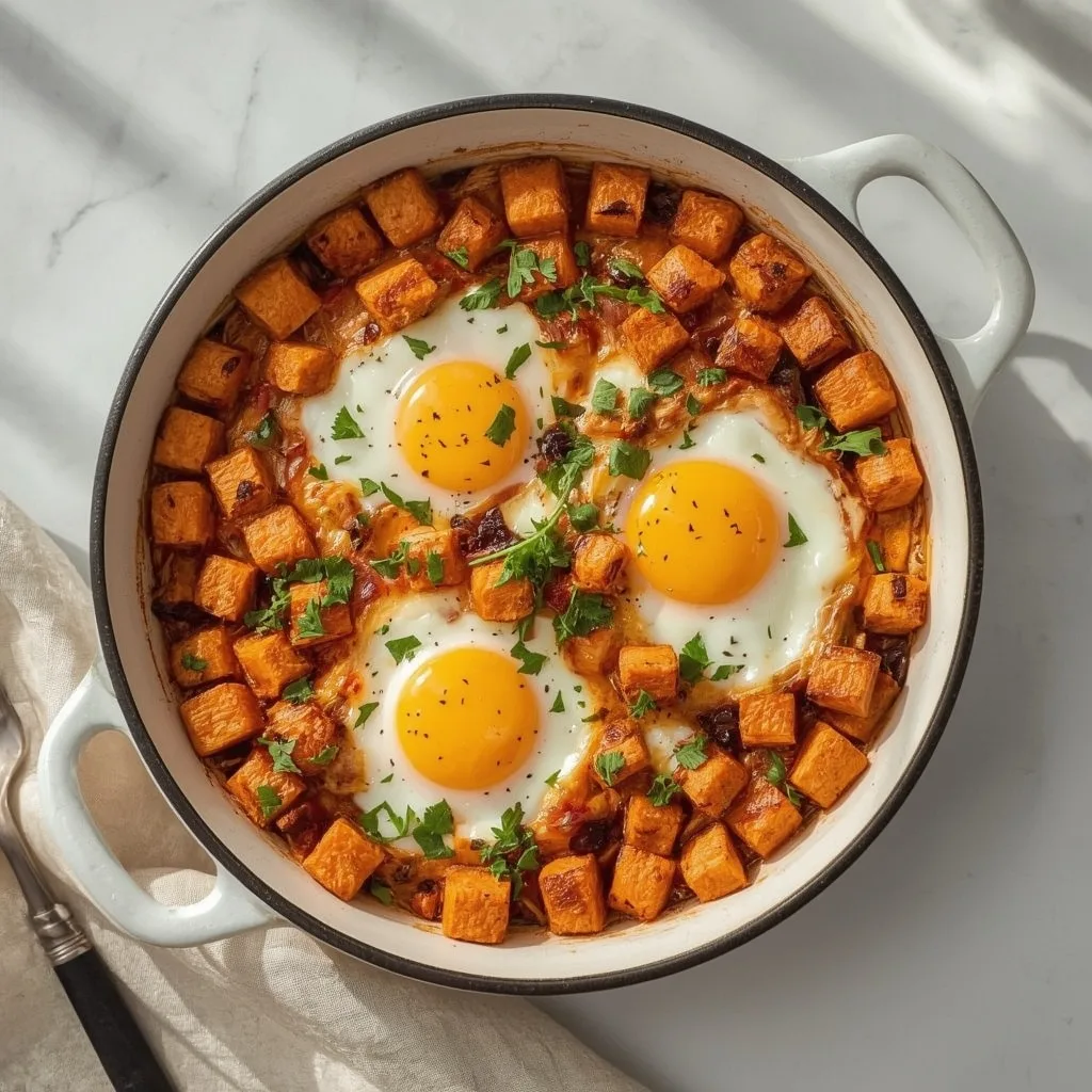 Healthy Sweet Potato Egg Casserole