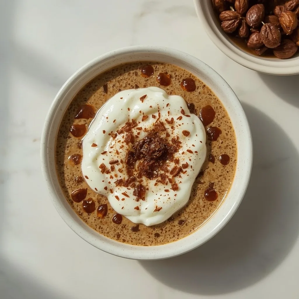 Healthy Tiramisu Chia Pudding