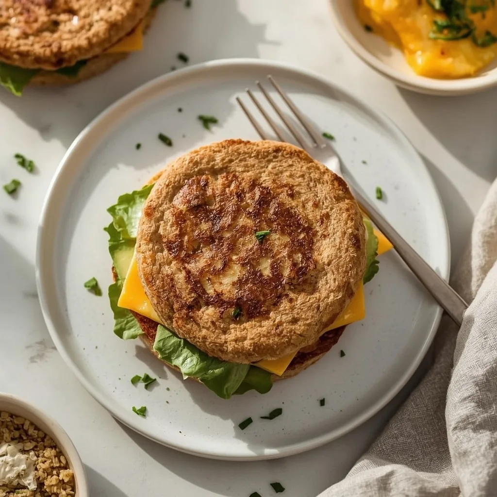 Healthy Vegetarian Breakfast Sandwiches