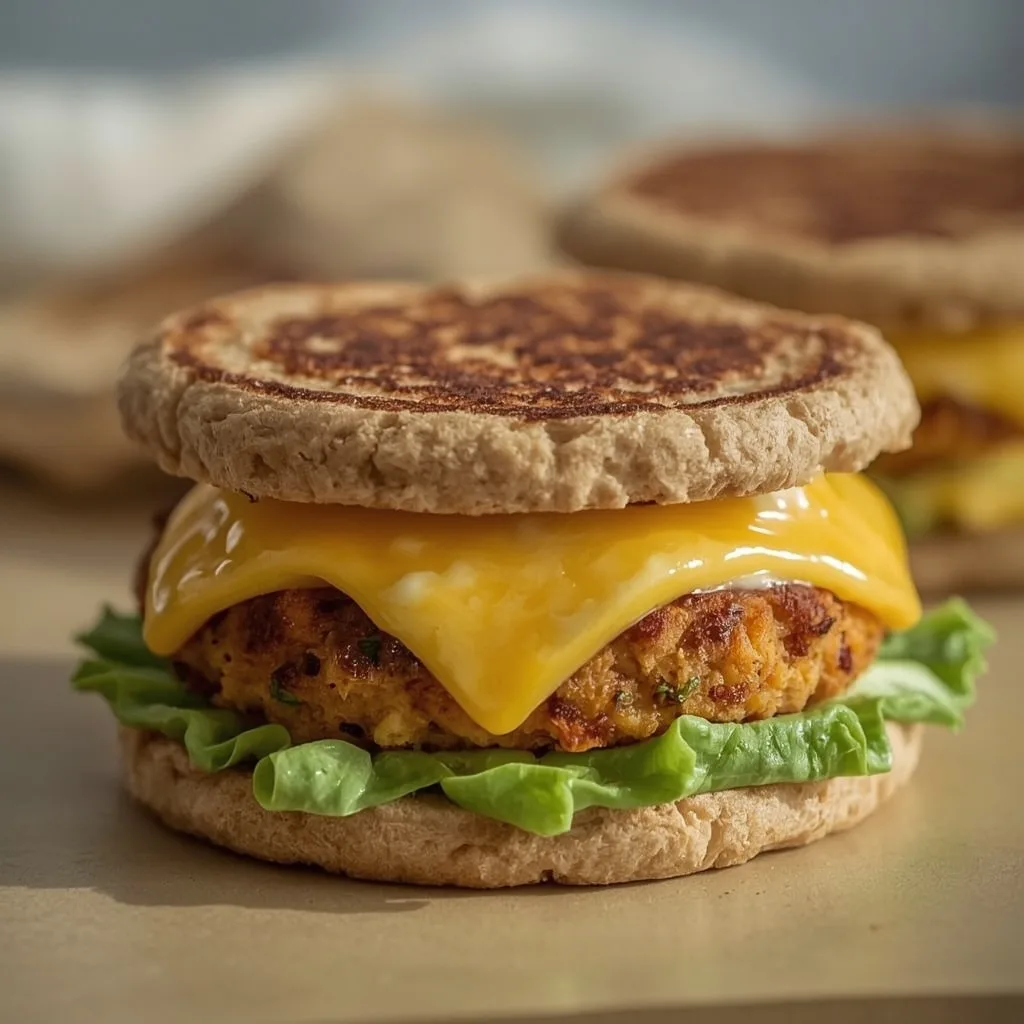 Healthy Vegetarian Breakfast Sandwiches