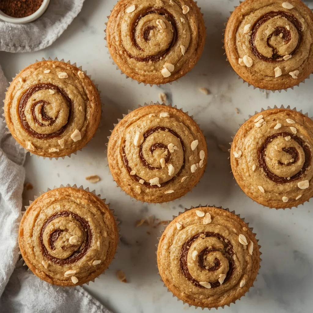 High Protein Cinnamon Roll Protein Muffins