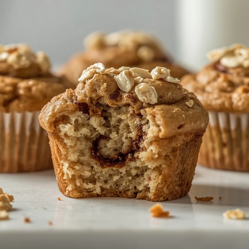 High Protein Cinnamon Roll Protein Muffins
