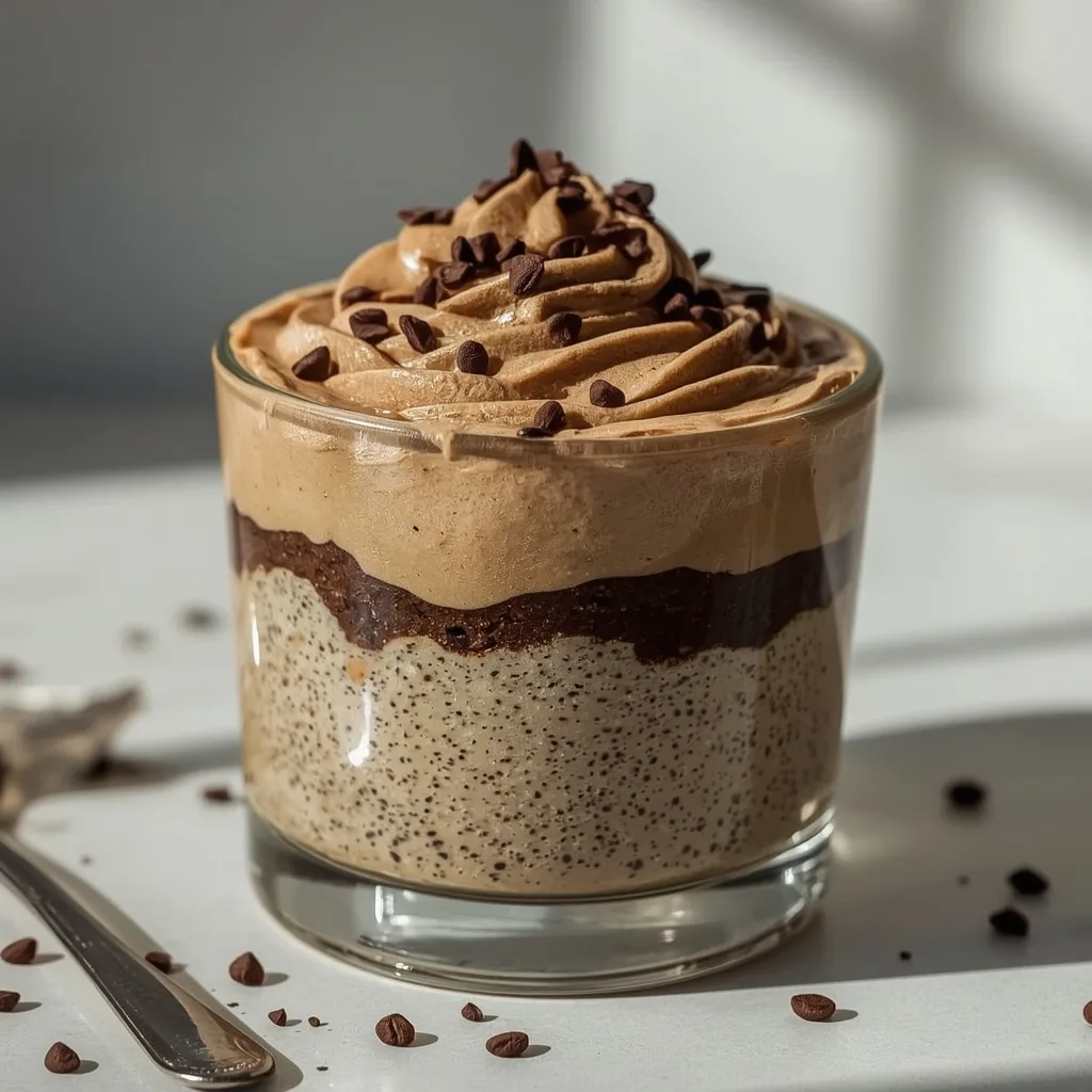 High Protein Coffee Chia Pudding