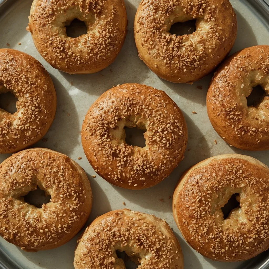 High Protein Cottage Cheese Bagels