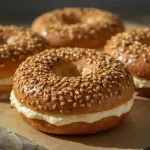 High Protein Cottage Cheese Bagels