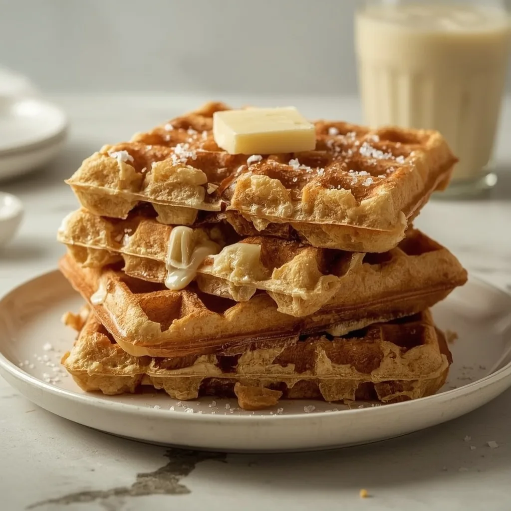 High Protein Cottage Cheese Protein Waffles