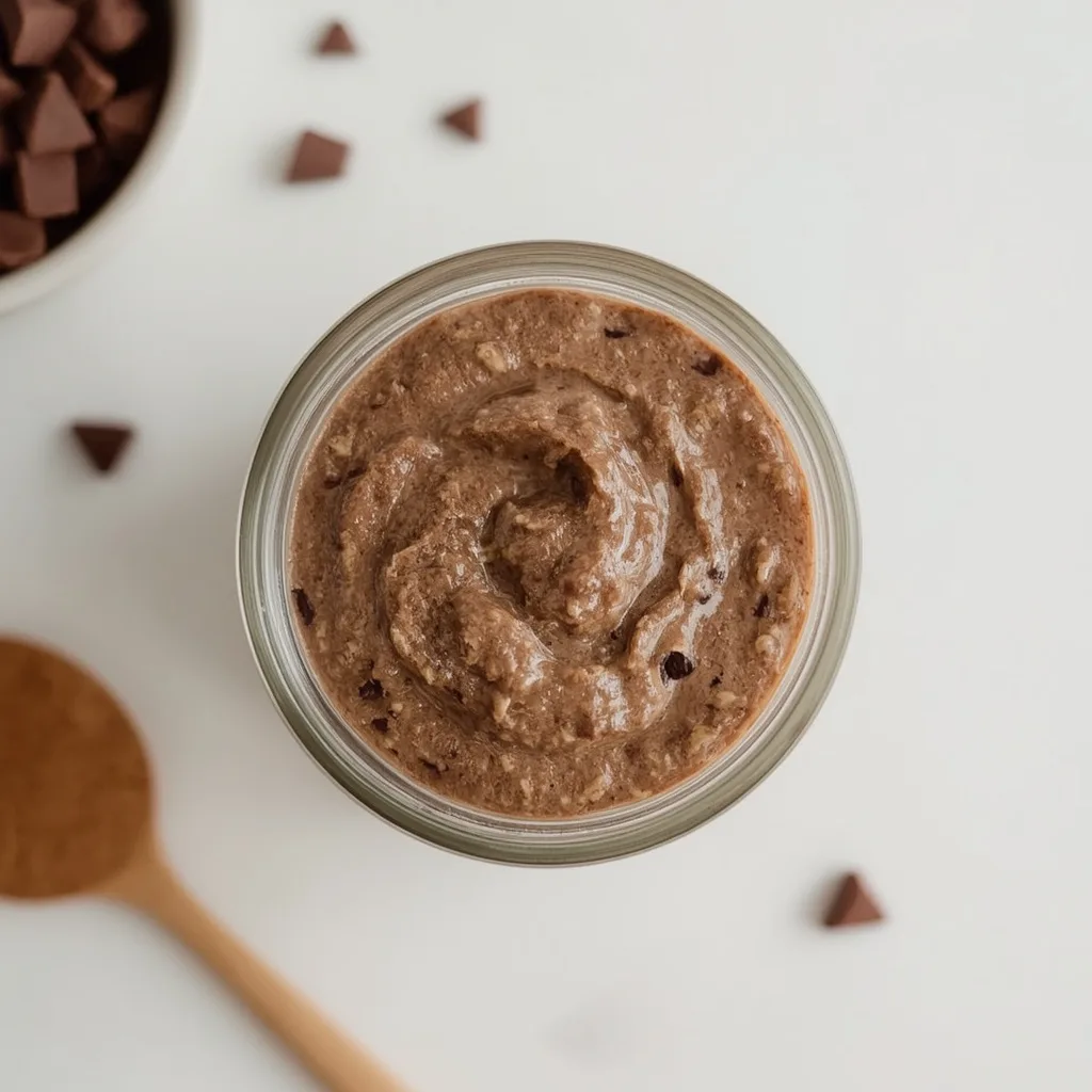 High Protein Creamy Brownie Batter Overnight Oats