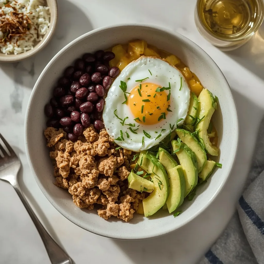 High Protein Ground Turkey Breakfast Bowls