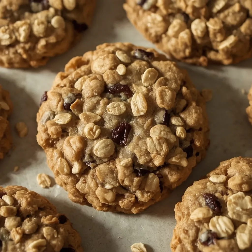 High Protein Oatmeal Raisin Protein Cookies