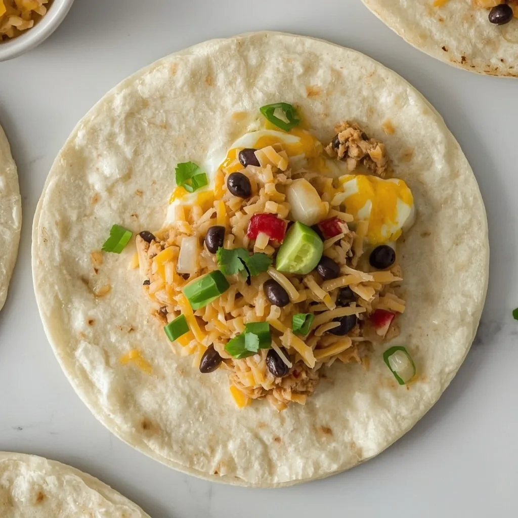 High Protein Packed Breakfast Burritos