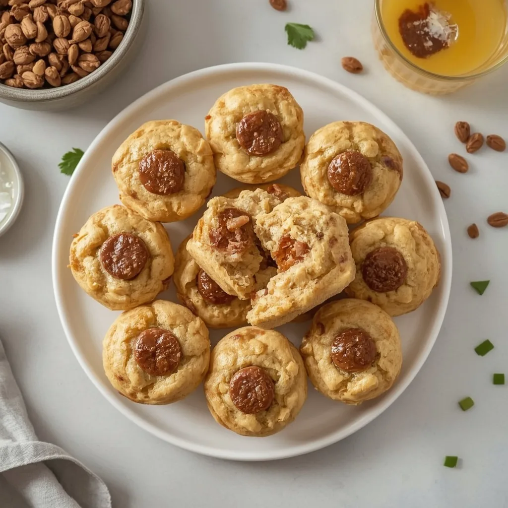High Protein Pancake Sausage Mini Muffins