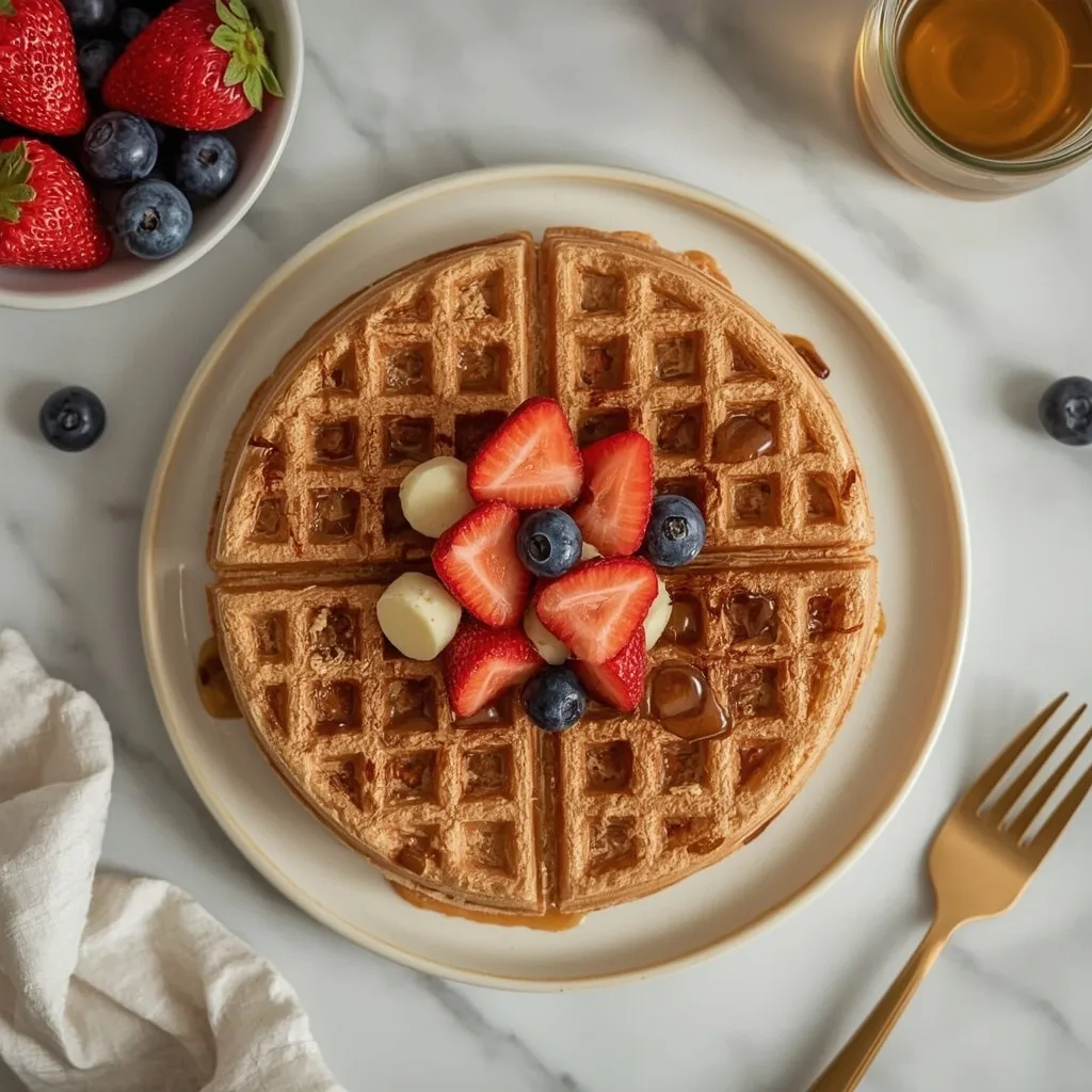High Protein Powder Waffles