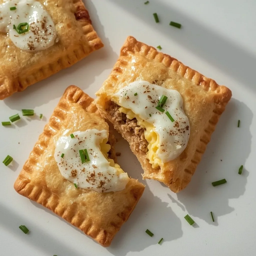 High Protein Savory Breakfast Pop Tarts