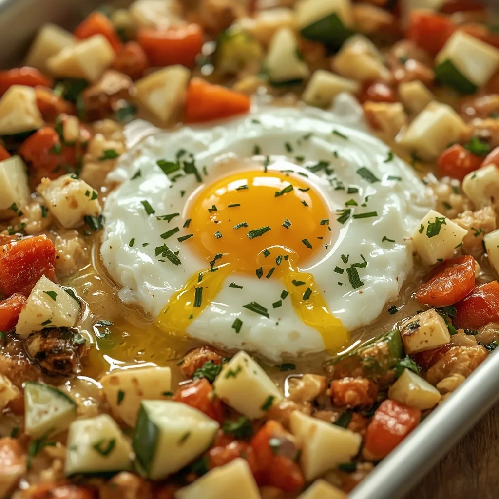High Protein Sheet Pan Cottage Cheese Eggs