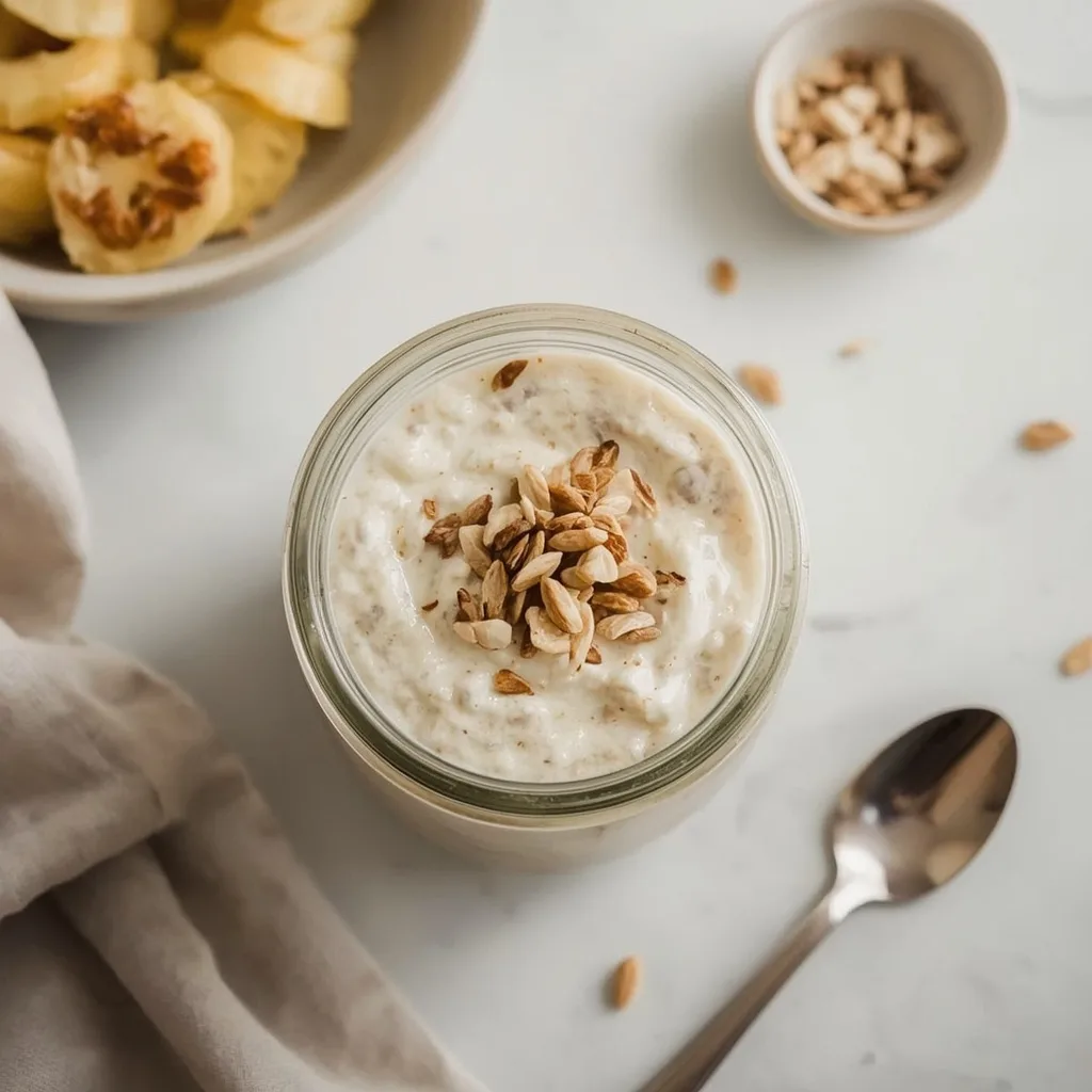 High Protein Vanilla Overnight Oats