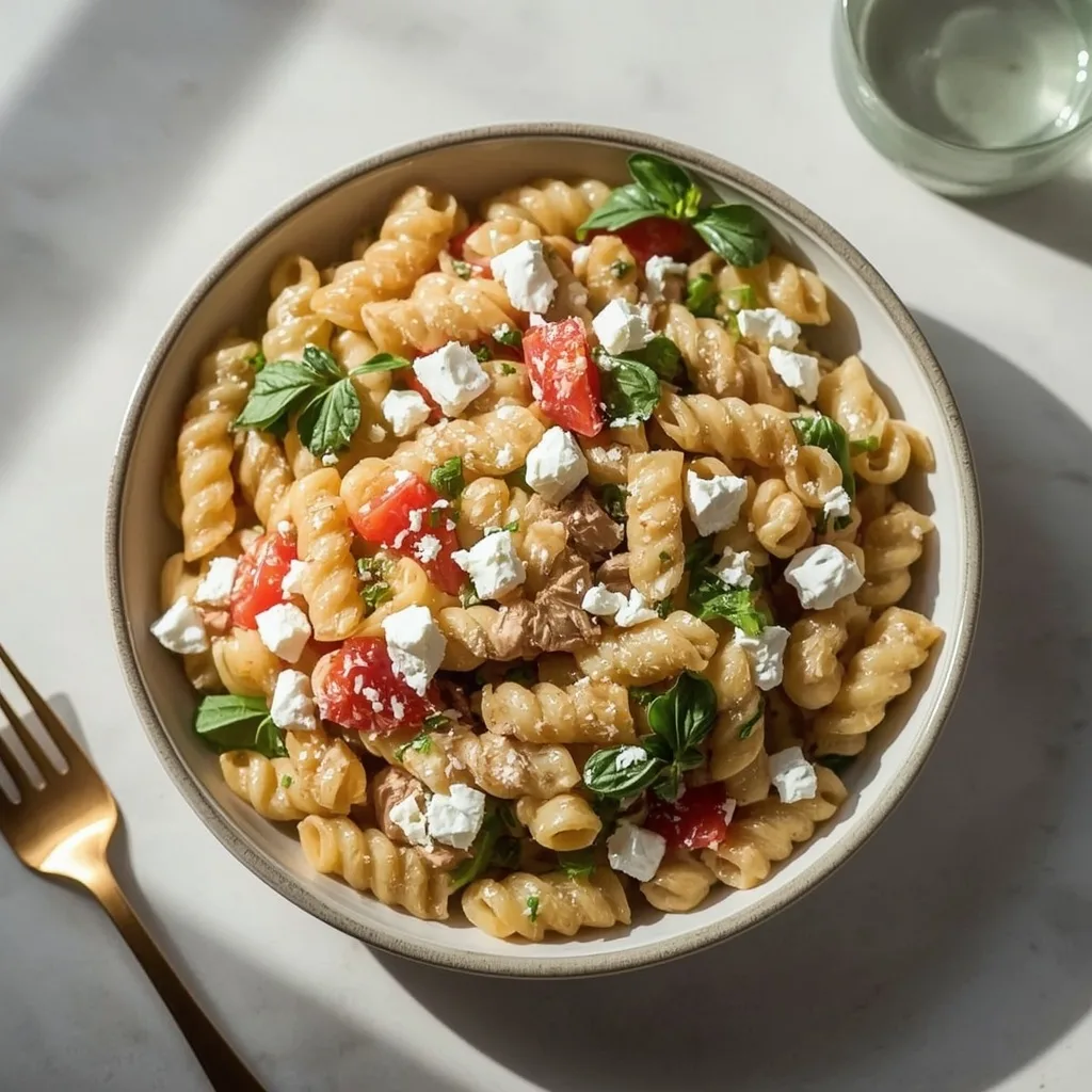 Creamy High Protein Pasta Salad