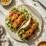 High Protein Air Fryer Chicken Wraps
