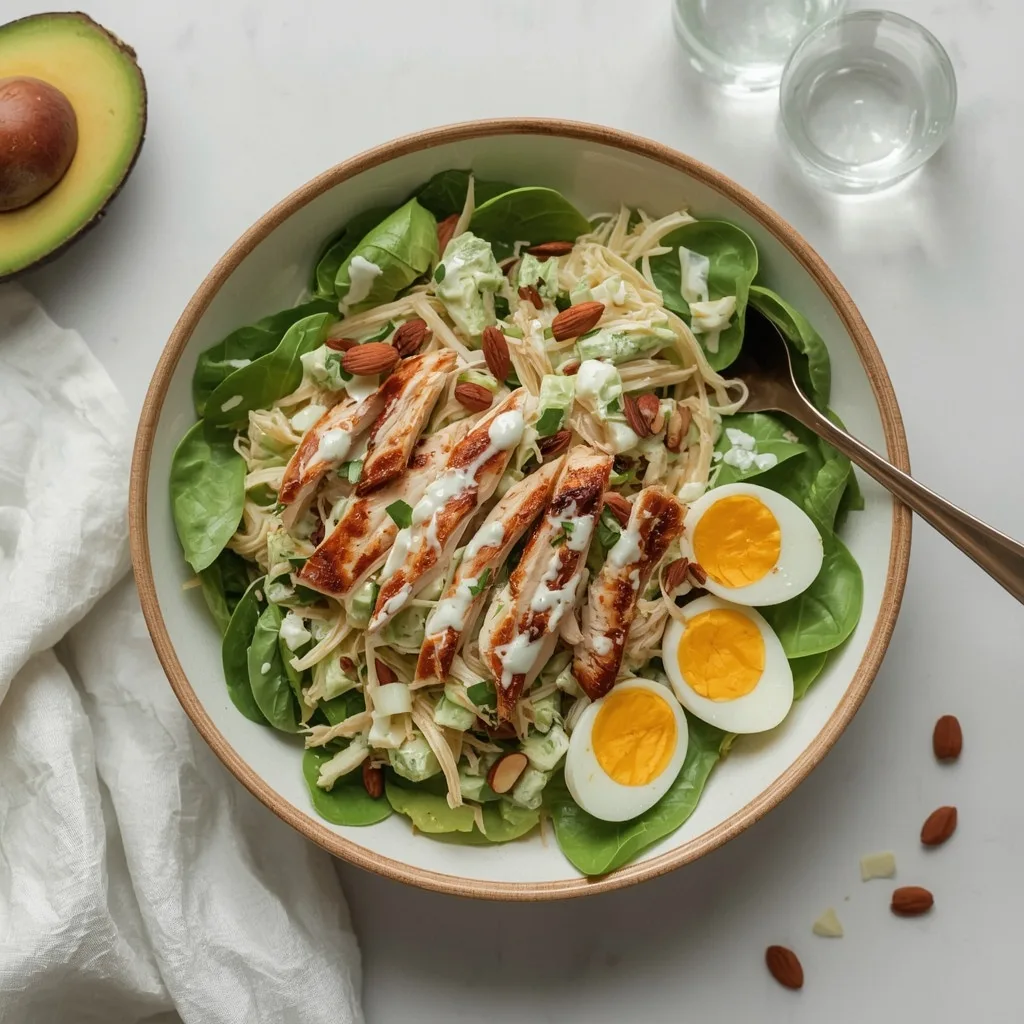 High Protein Avocado Chicken Salad
