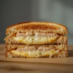 High Protein Bodybuilding Grilled Cheese Sandwich - recipe card