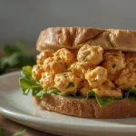 High Protein Buffalo Tuna Salad - recipe card