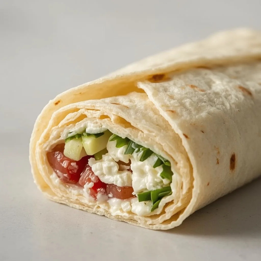 High Protein Cottage Cheese Wrap