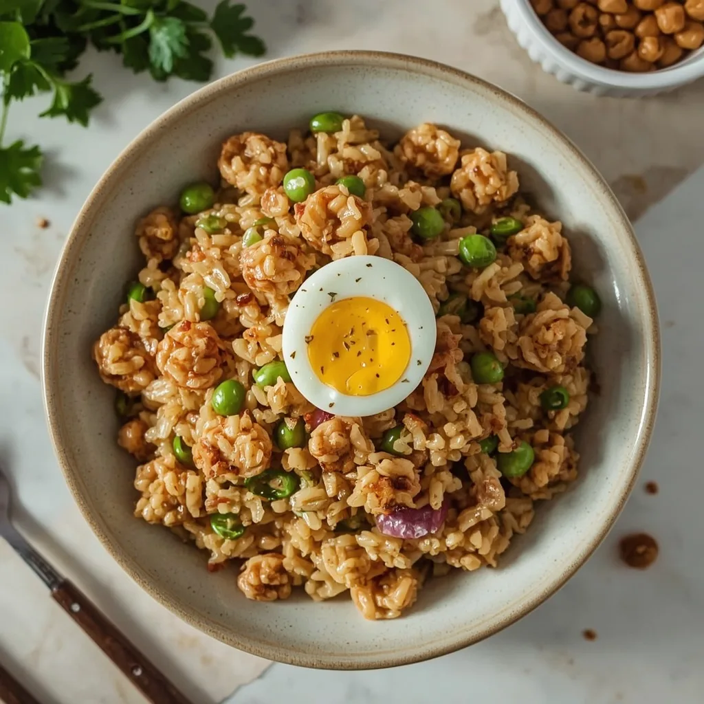High Protein Crispy Rice Salad