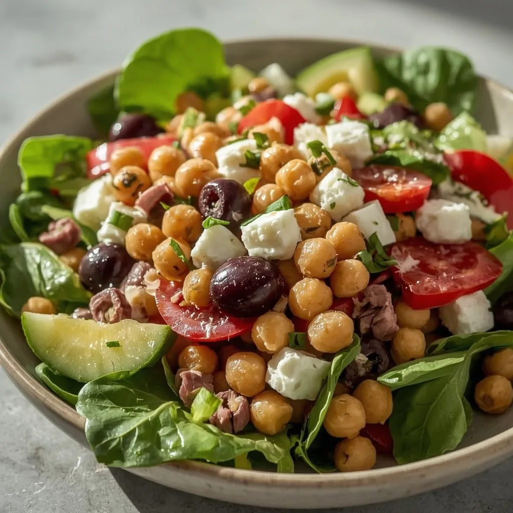 High Protein Greek Salad