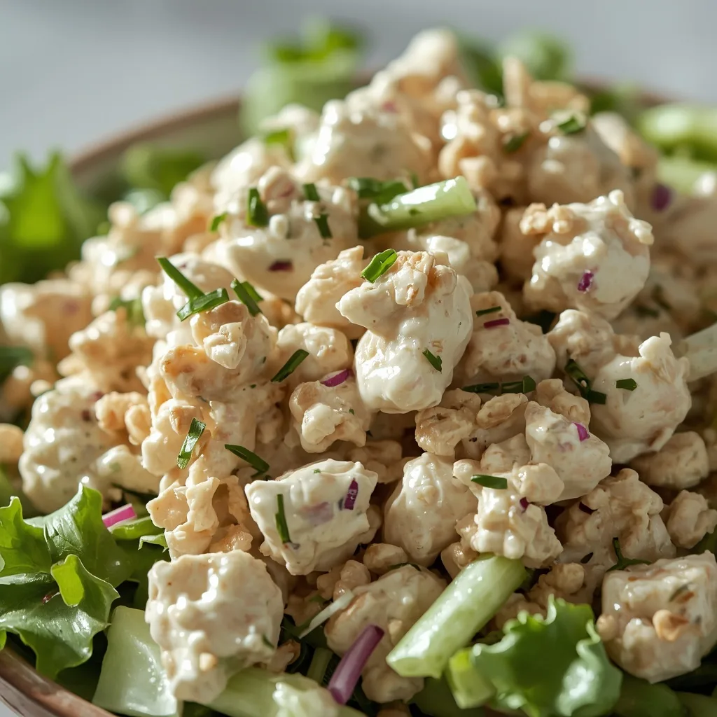High Protein Greek Yogurt Tuna Salad