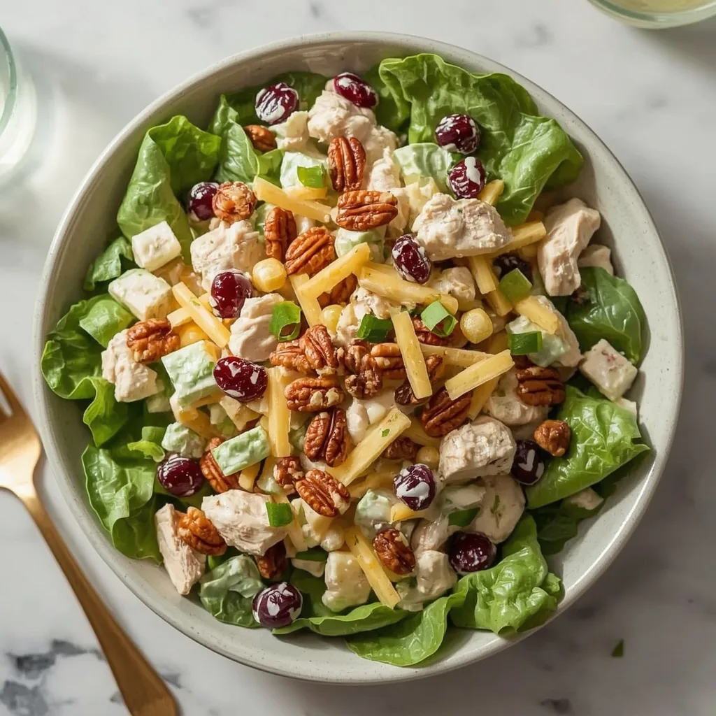 High Protein Keto Cranberry Chicken Salad