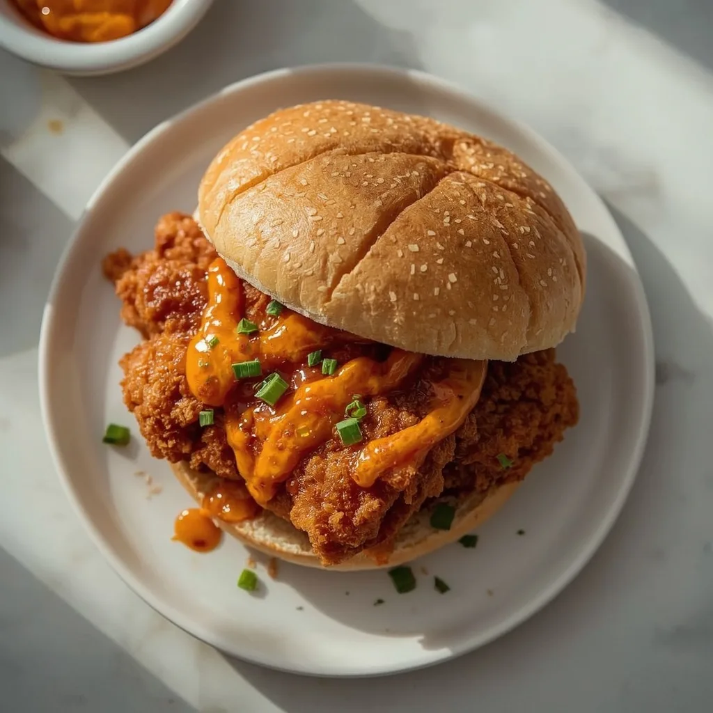 High Protein Nashville Hot Chicken Sandwiches