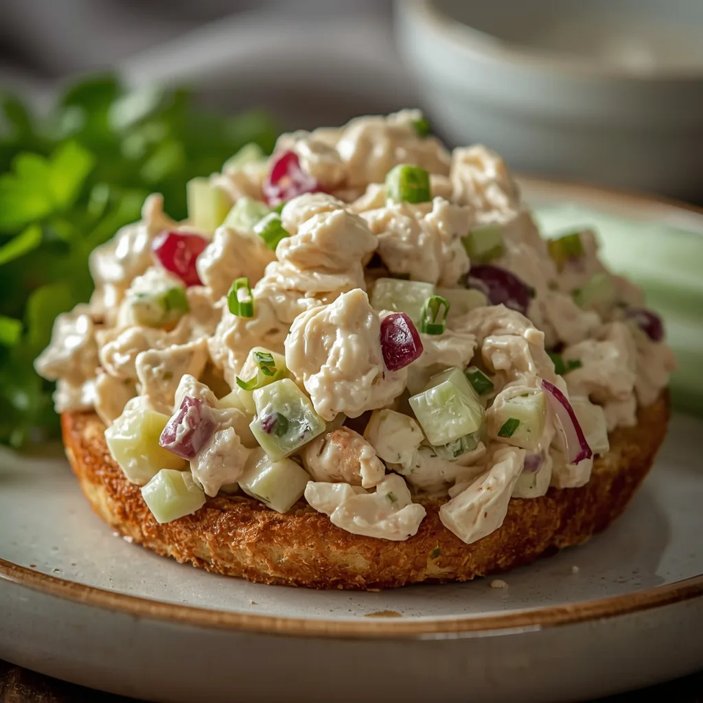 High Protein Rotisserie Chicken Salad