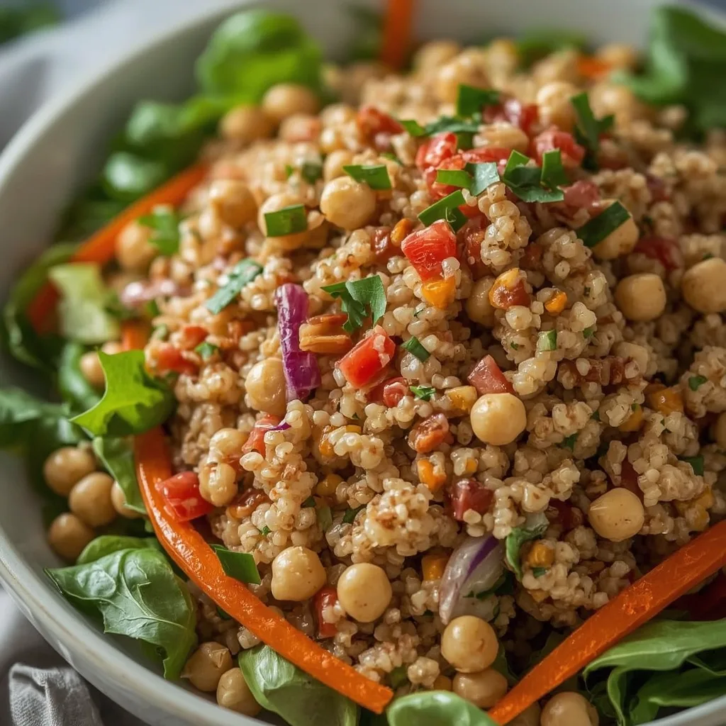 High Protein Thai Quinoa Crunch Salad