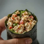 High Protein Tuna Salad Nori Wraps - recipe card