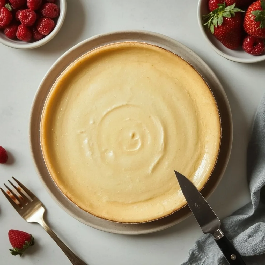 3 Ingredient Protein Cheesecake