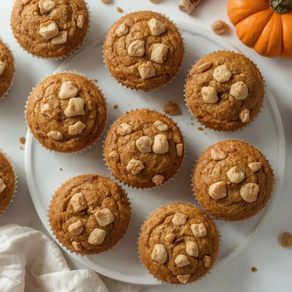 Greek Yogurt Pumpkin Muffins